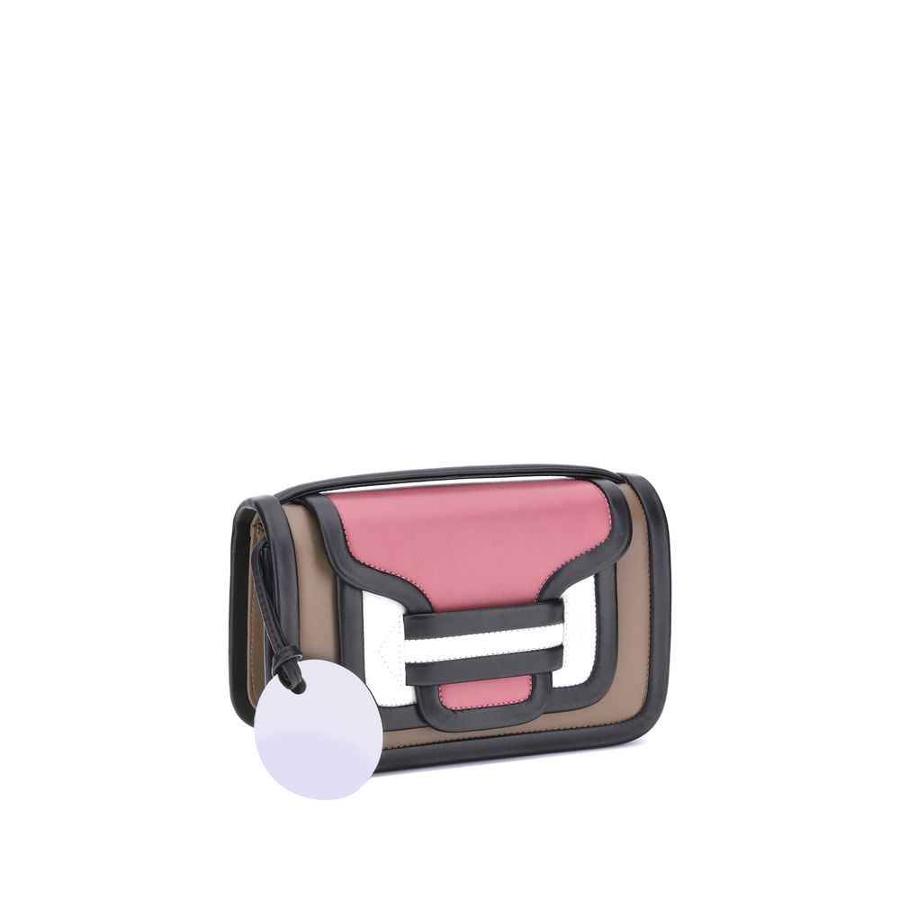 Pierre Hardy Schultertasche aus Kalbshaut Bos Taurus in Mehrfarben